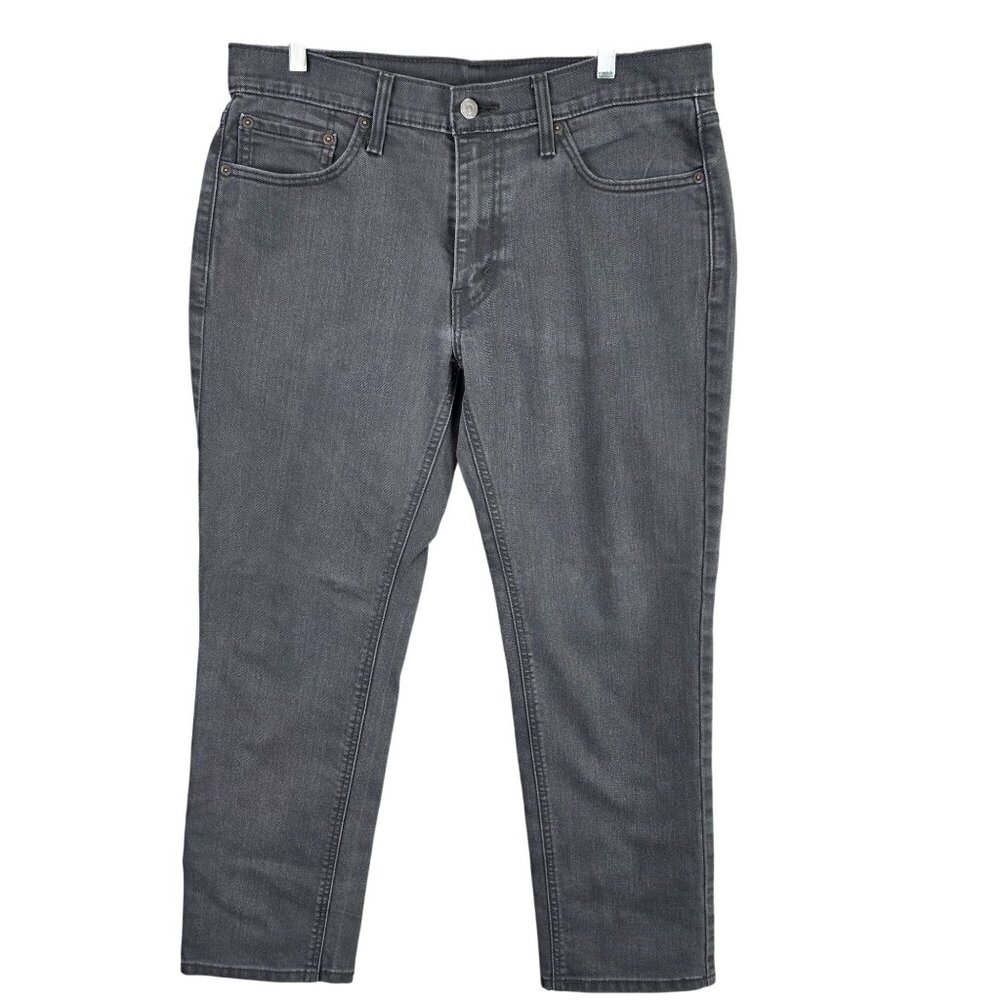 Mens Levi's 541 Athletic Taper fit Gray Denim Jeans Cotton Blend Stretch 33X32